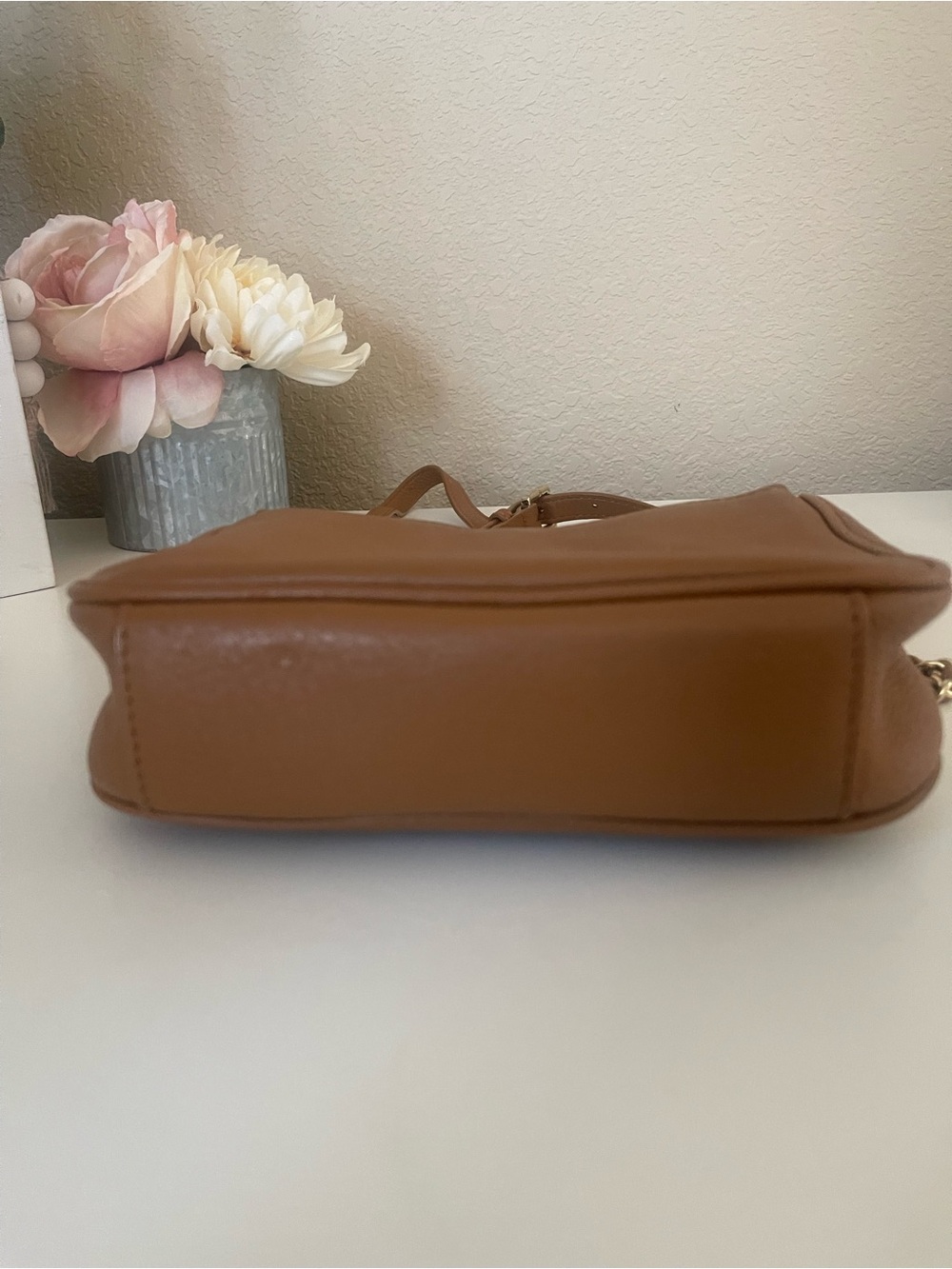 Tory Burch Saddle Brown Leather  Crossbody - Picture 4 of 16